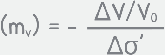 image : coefficient of volume  compressibility