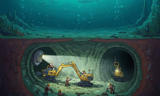 image : Tunnel under sea