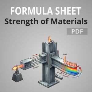 Strength of Materials - Formula Sheet - PDF